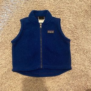 Patagonia baby fleece vest 3 months vguc